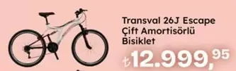 26J Escape Çift Amortisörlü Bisiklet