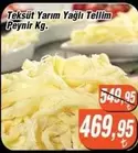 Teksüt Yarım Yağlı Tellim Peynir Kg.