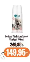 Tüy Bakım Spreyi Vanilyalı