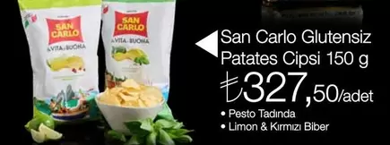 Glutensiz Patates Cipsi
