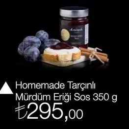 Homemade Tarçınlı Mürdüm Eriği Sos