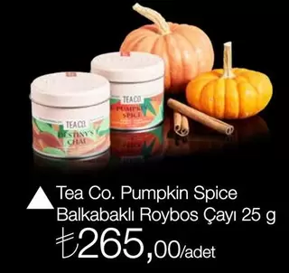 Pumpkin Spice Balkabaklı Roybos Çayı
