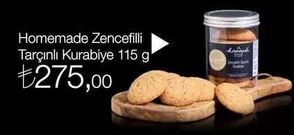 Homemade Zencefilli Tarçınlı Kurabiye