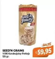 SEED'N GRAINS %100 Karabuğday Patlağı