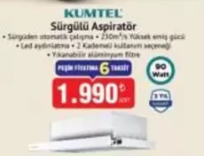 Sürgülü Aspiratör