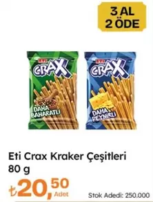 Crax Kрэкер Çeşitleri