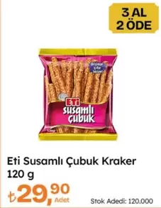 Susamlı Çubuk Kraker