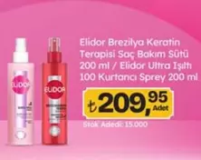 Brezilya Keratin Terapisi Saç Bakım Sütü / Ultra Işıltı Kurtarıcı Sprey