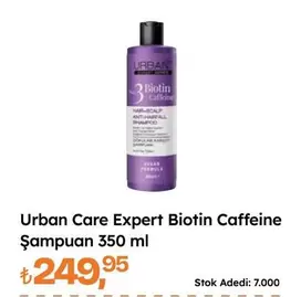 Urban Care Expert Biotin Caffeine Şampuan