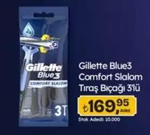 Blue3 Comfort Slalom Tıraş Bıçağı 3'lü