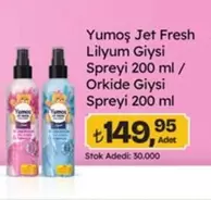 Jet Fresh Lilyum Giyisi Spreyi / Orkide Giyisi Spreyi
