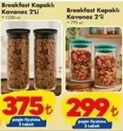 Breakfast Kapaklı Kavanoz 2'li