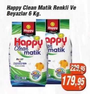Happy Clean Matik Renkli Ve Beyazlar