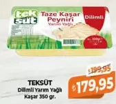 Taze Kaşar Peyniri Dilimli Yarım Yağlı Kaşar