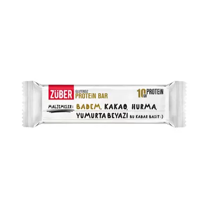 ZÜBER GLUTENSIZ PROTEİN BAR KAKAO 35 GR