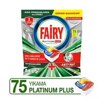 Fairy Platinum Plus 75 Yıkama Bulaşık Makinesi Deterjanı Kapsülü