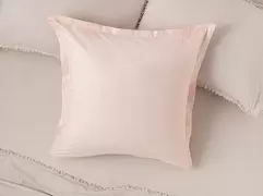 Plain Pamuklu Oxford Tekli Yastık Kılıfı 70x70 Cm Toz Pembe