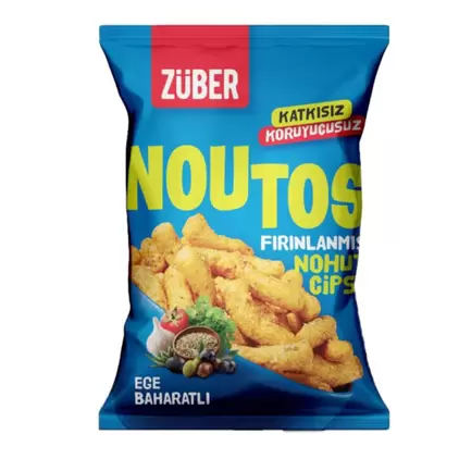 Züber Noutos Fırınlanmış Nohut Cipsi Ege Baharatları 55 Gr