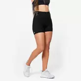 Kadın Fitness / Kardiyo Şortu - Siyah - FST 100