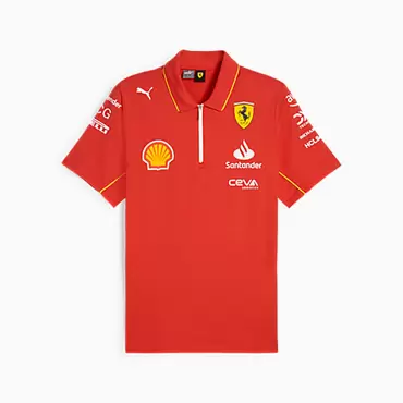 Scuderia Ferrari Team Erkek Polo T-shirt