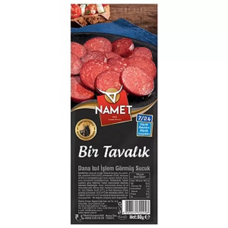 NAMET BIR TAVALIK SUCUK 80GR