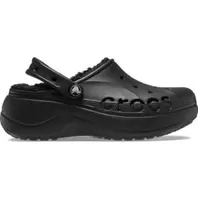 Baya Platform Lined Clog – Black