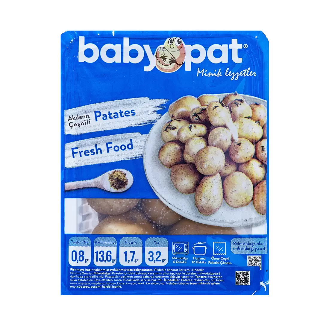 Akdeniz Baharatlı Patates 400 G Pkt Adet