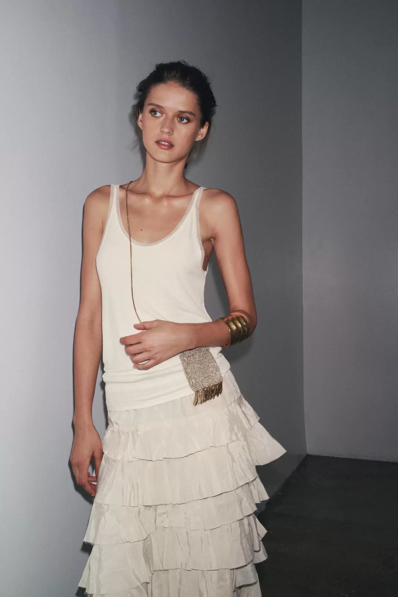 TULLE COMBINATION T-SHIRT
