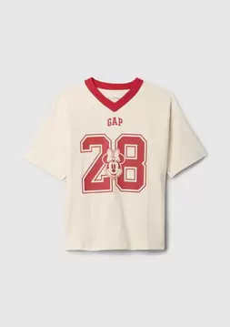 %50 Erkek Çocuk | Gap × Disney Gap Logo Varsity T-Shirt