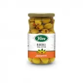 Yöre Biber Dolgulu İşlem Görmüş Salamura Yeşil Zeytin 400 gr