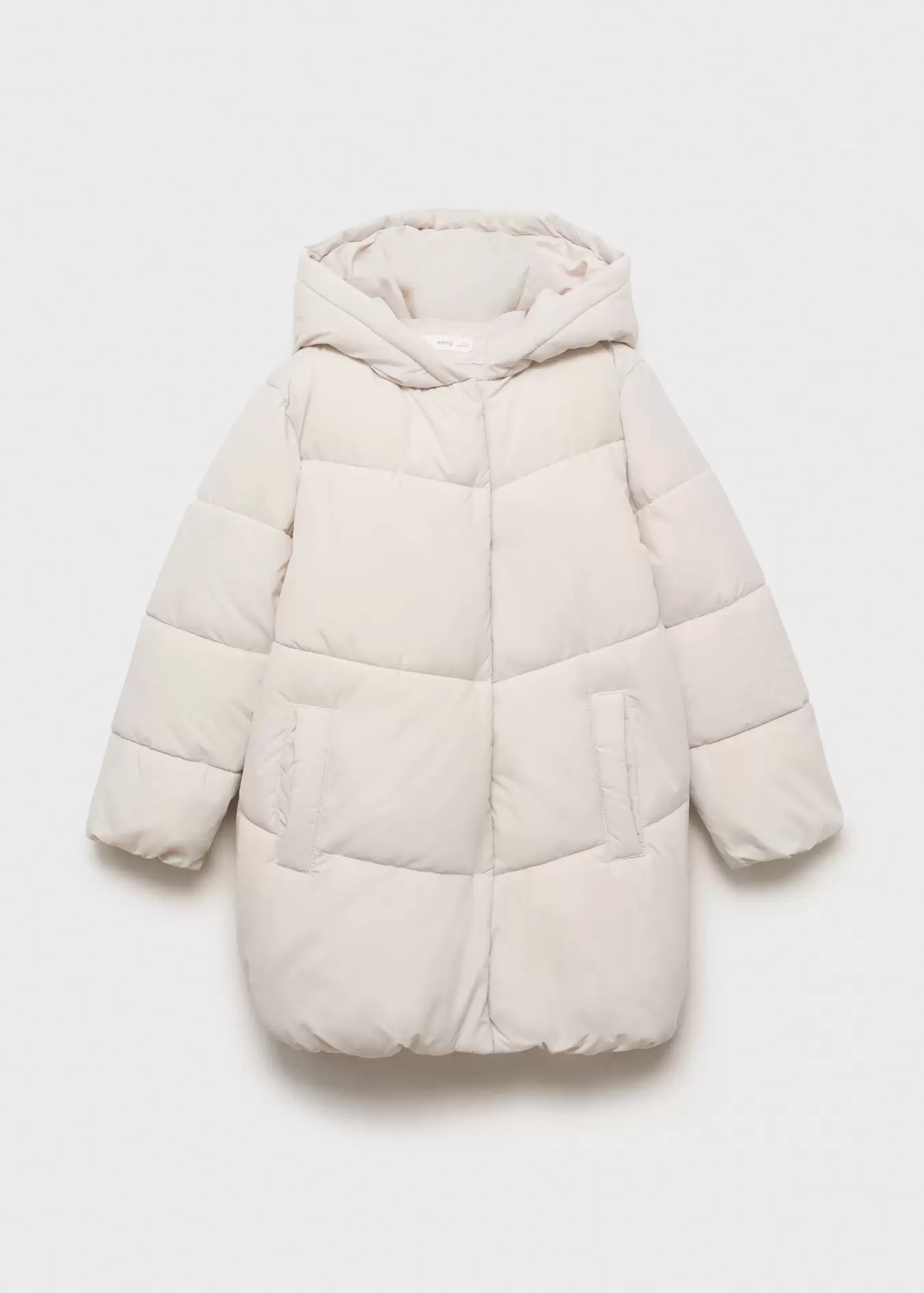 Kapüşonlu kapitone anorak