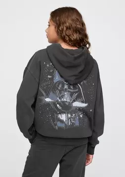 %40 Erkek Çocuk | Gap Logo Vintage Soft Star Wars Grafikli Sweatshirt