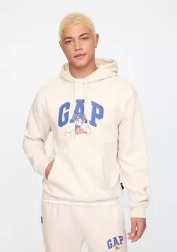 %67 Gap Logo Disney Grafikli Fleece Sweatshirt