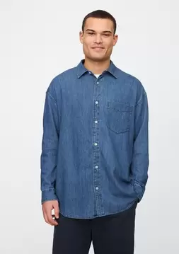 %63 Denim Big Gömlek