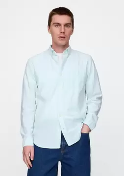 %36 Standart Fit Oxford Gömlek