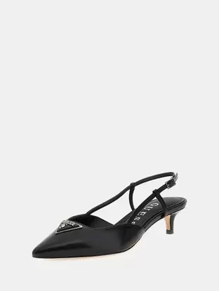 Jesson hakiki deri slingback ayakkabı