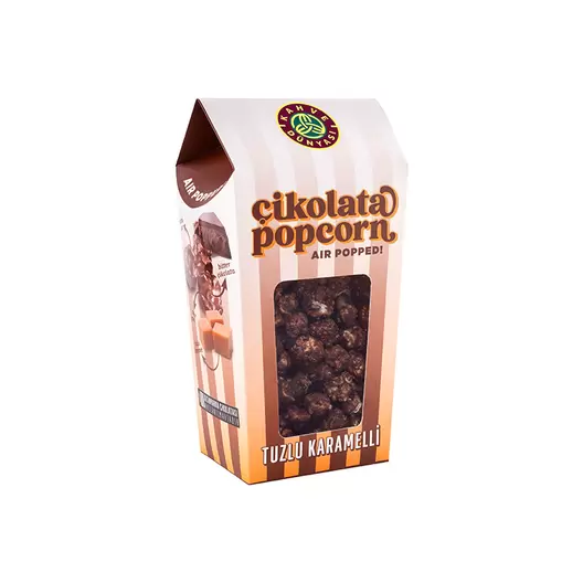 Tuzlu Karamelli ve Bitter Çikolatalı Popcorn 130g