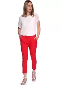Kırmızı Kadın Skinny Pantolon 62ATA PANTU LM PAN