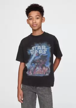 %63 Erkek Çocuk | Star Wars Grafikli T-Shirt