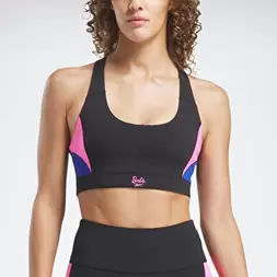 X BARBIE SPORTS BR Siyah Kadın Bra