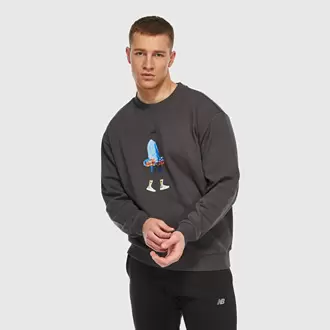 New Balance MNC3410 Antrasit Erkek Sweatshirt