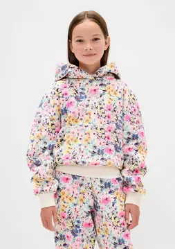 %26 Kız Çocuk | VintageSoft Relaxed Çiçekli Sweatshirt