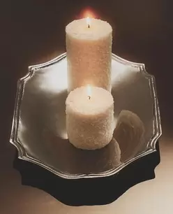 SİLİNDİRİK YILBAŞI MUMU