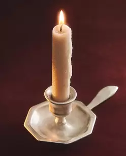 SERAMİK GÜMÜŞ ŞAMDANI