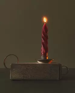 SARMAL YILBAŞI MUM SETİ (2'Lİ SET)