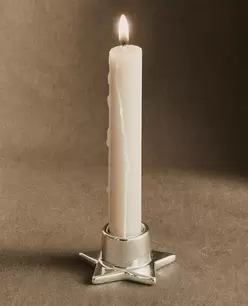 MİNİ PORSELEN YILDIZ YILBAŞI MUMLUĞU