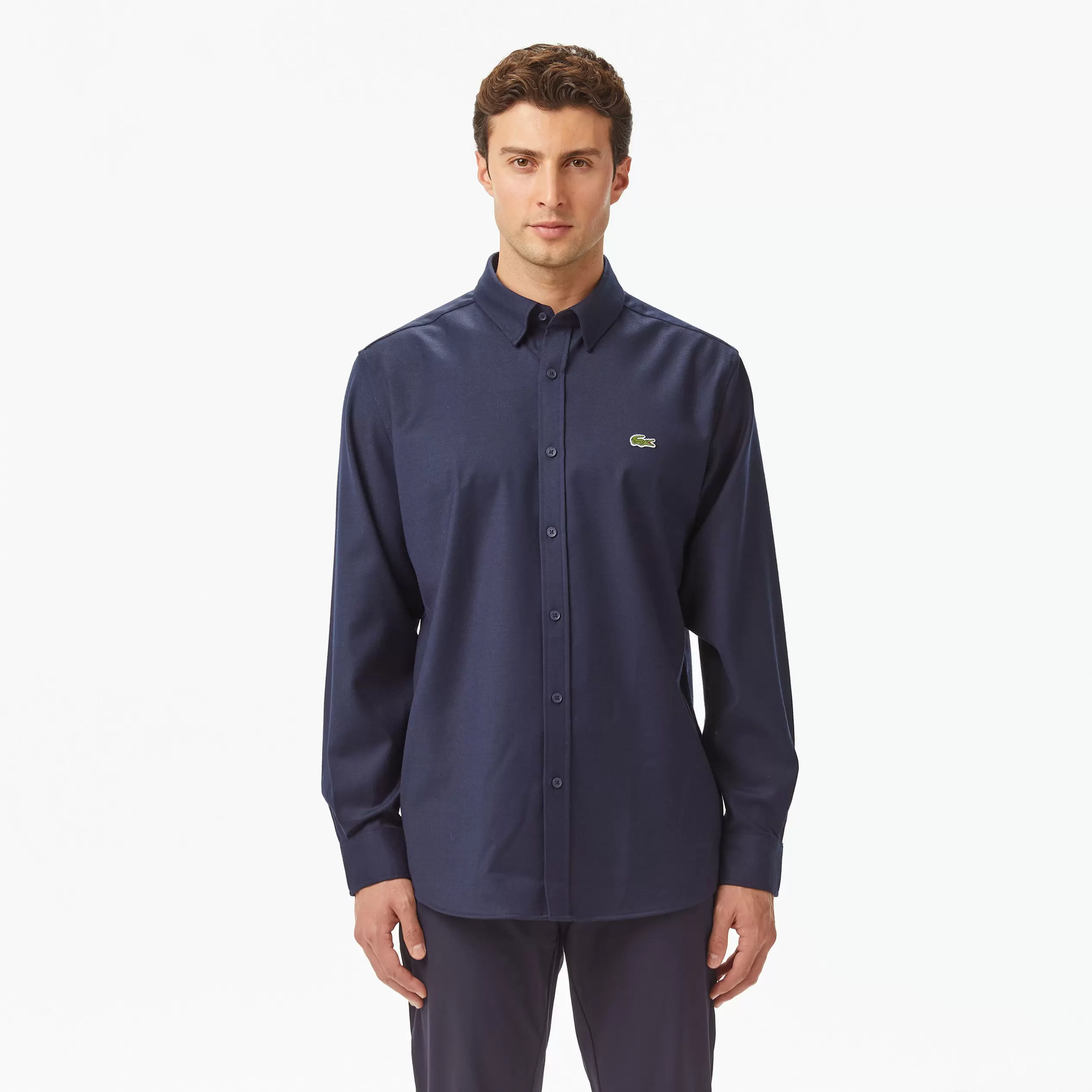 Lacoste Erkek Regular Fit Lacivert Gömlek