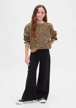 Kız Çocuk | Vintage Soft Dolman Sweatshirt