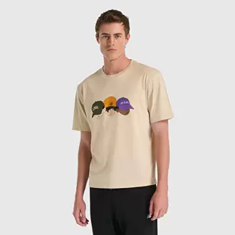 New Balance MNT3505 Bej Erkek Tişört