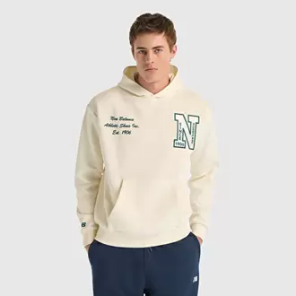 New Balance UNH3534 Bej Unisex Sweatshirt